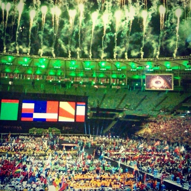 natashaadkinson's tweet photo. The Closing Ceremony for the Paralympics was amazing! 🎉 Rio 2016 has been a fantastic Paralympic Games 🇬🇧🇧🇷 #PIP2016 https://t.co/4UWr0YE1XP