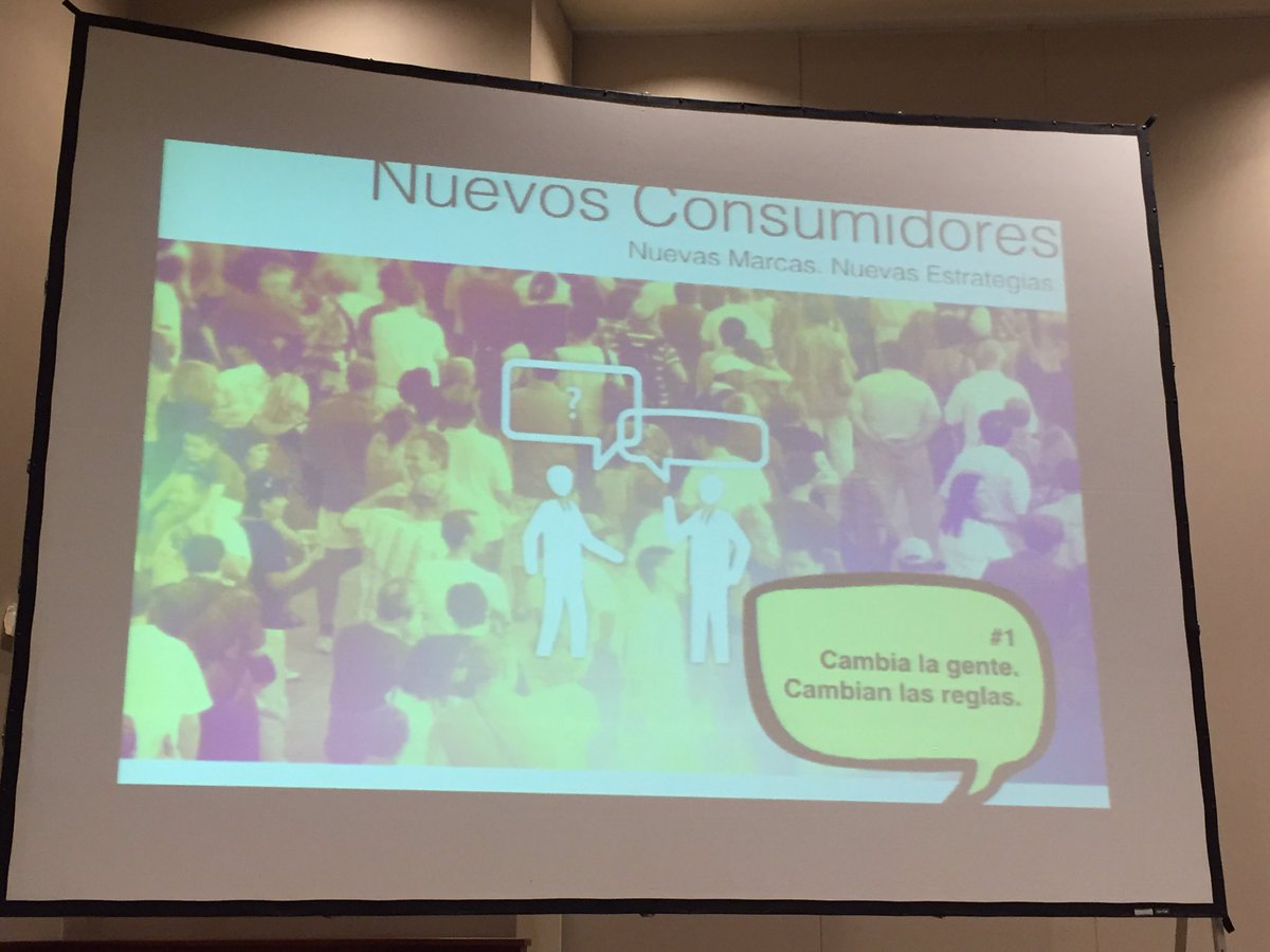 luigidelperu's tweet photo. Nuestros consumidores cambiaron las reglas @ximenavega #coipri2016 https://t.co/Dr8uxowRYB
