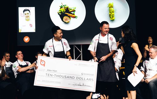 OpenTableCA's tweet photo. Congrats to @westrestaurant's sous chef @alexhon_ on winning the 2016 @HawkScholarship! 🏆 https://t.co/lYcUEOZ2k0 #HawkYCS https://t.co/gSZiKCKEqR