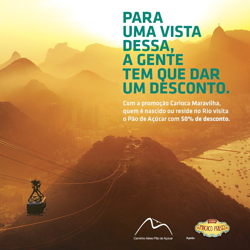saravah_bcd's tweet photo. Mais um ícone carioca na Saravah! Bem-vindo, Bondinho do Pão de Açúcar!
Campanha "Carioca Maravilha" no ar hoje: https://t.co/4NlyJh9pC8 https://t.co/Ee4ftU3DQZ