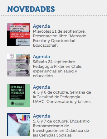 RevistaDocencia's tweet photo. Revisa en la sección Agenda de revistadocencia.cl qué eventos sobre educación hay en los próximos días. #Docencia https://t.co/lsW71dMTqi