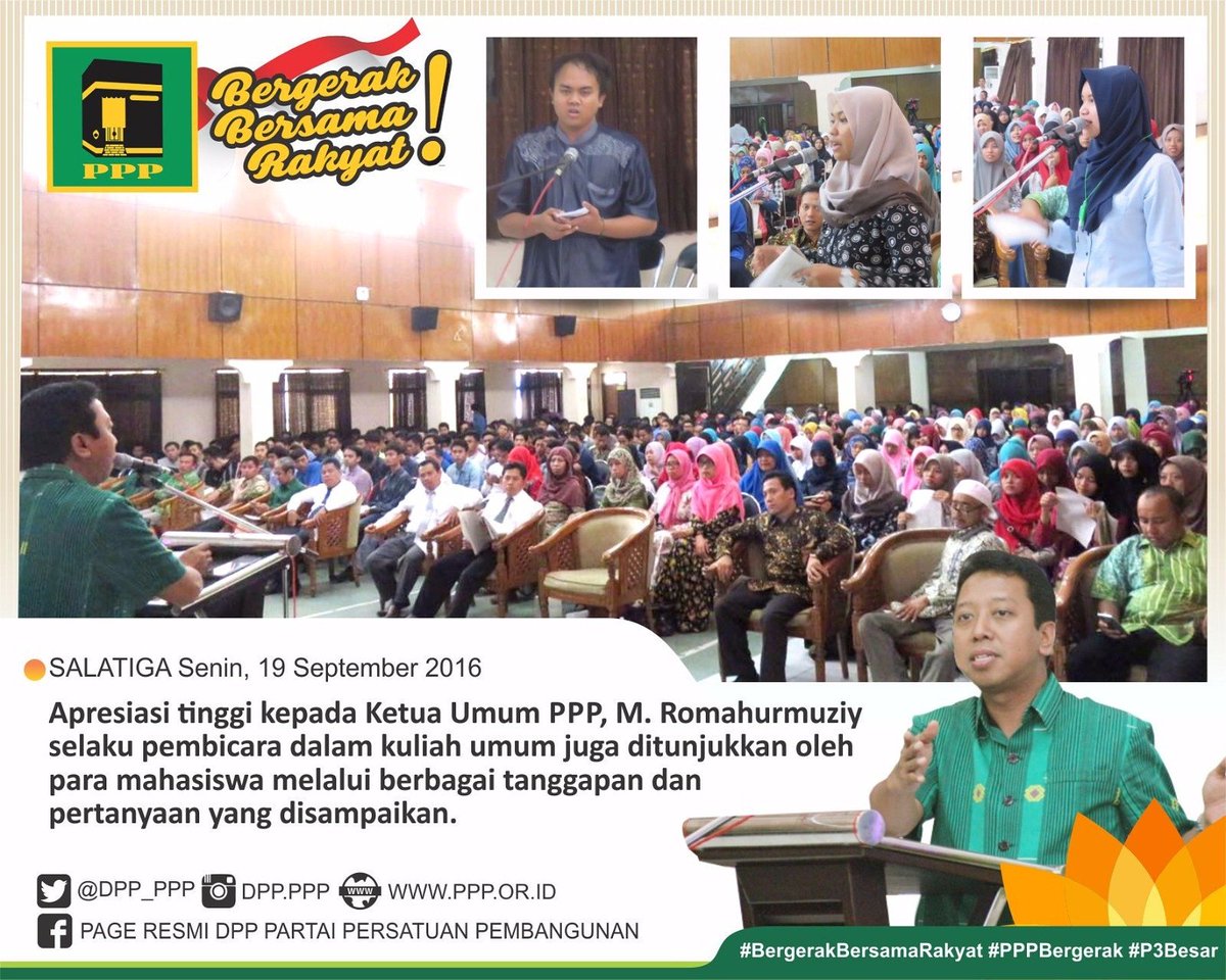 petigallery's tweet photo. @MRomahurmuziy mnyampaikan kuliah umum di @iainsalatiga dg tema politik islam #PPPBergerak  @DPP_PPP @Kemenag_RI https://t.co/IjR9seCmVH