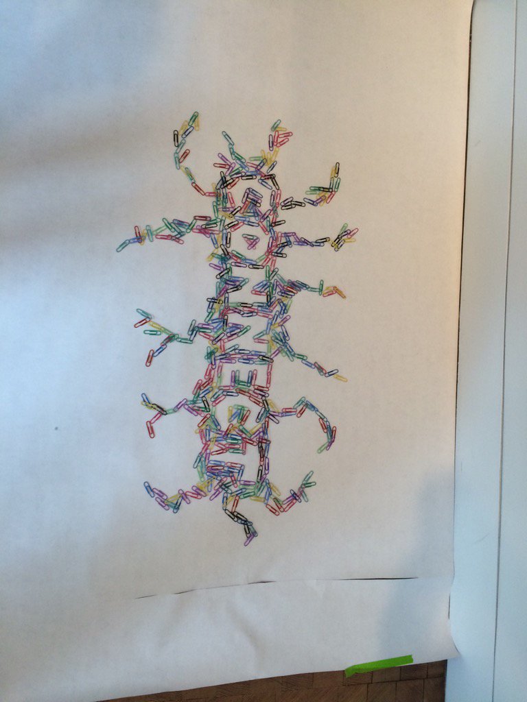 jimhendricks13's tweet photo. Paper clip art @webvisions https://t.co/MwkdkCls8E