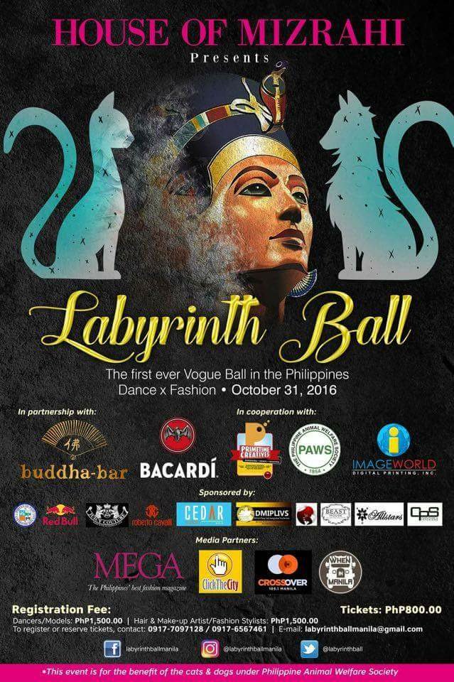 WhenInManila's tweet photo. Labyrinth Ball Manila takes you to  a totally whole new level of dance and fashion fête!
https://t.co/DVwNH5yDqN https://t.co/Zb5U1BsyZT