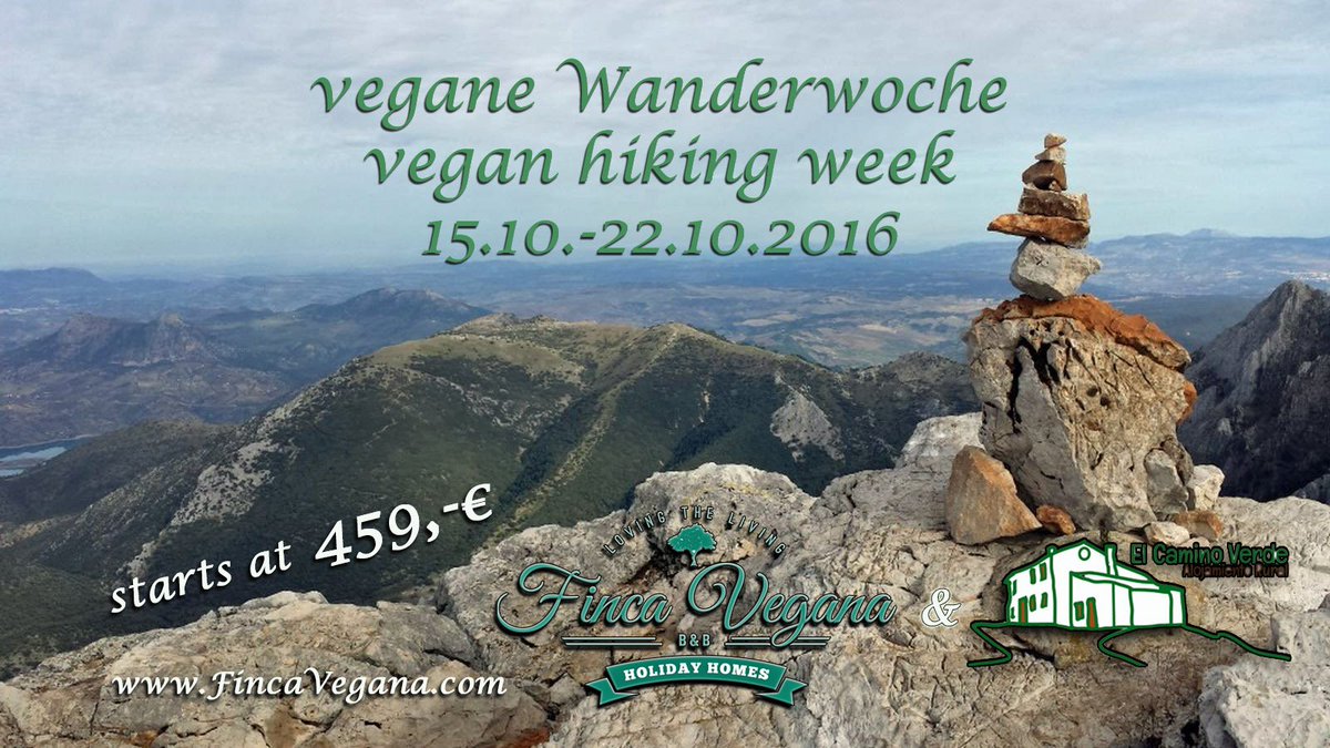 FincaVegana's tweet photo. #vegan #hiking week in #spain #andalucia more information on https://t.co/GCuTh9haJM https://t.co/XoQl2Rxw68