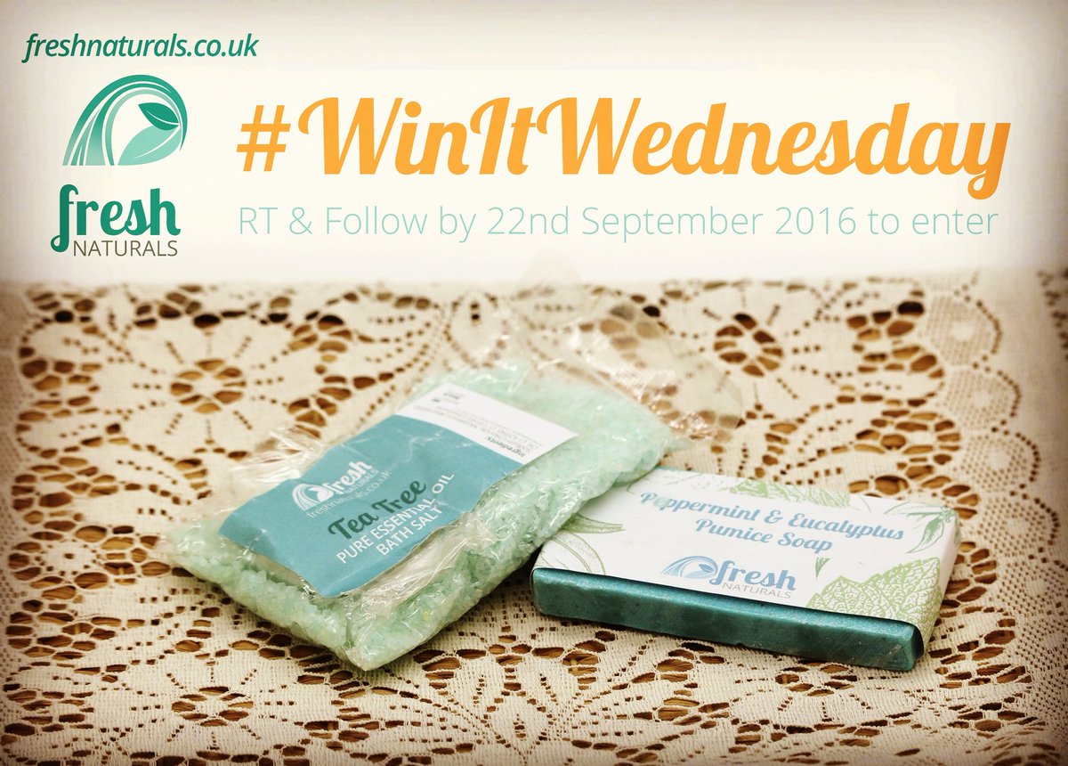FreshNaturals's tweet photo. Loads of #competitions going on this week. #winitwednesday &amp; #freshlaunch ⭐#RT &amp; follow to enter🎈🎉🎁 #naturalskincare https://t.co/oWV8ehHLrK