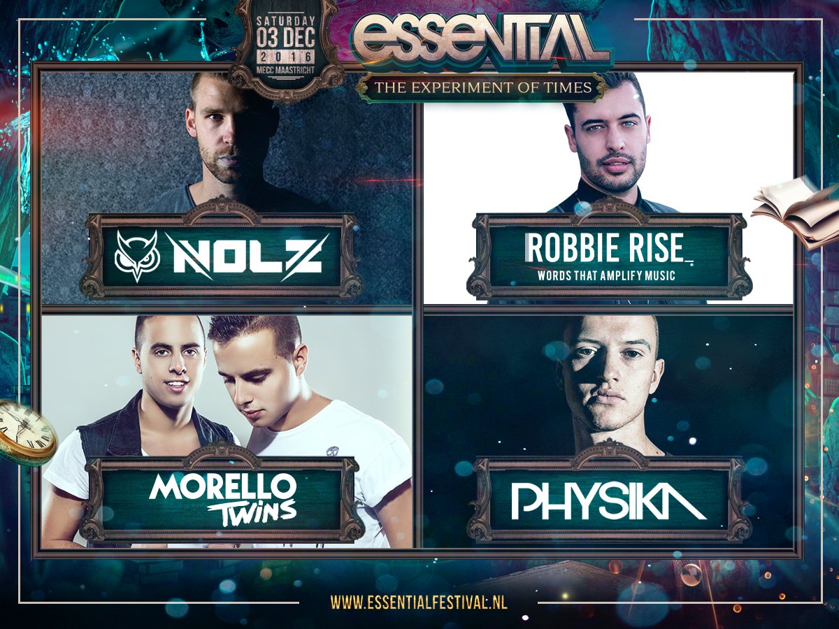 ❂ We proudly present the first artists!🔥💧 Secure one of the last Early Bird Tickets in time! ► essentialfestival.nl/tickets