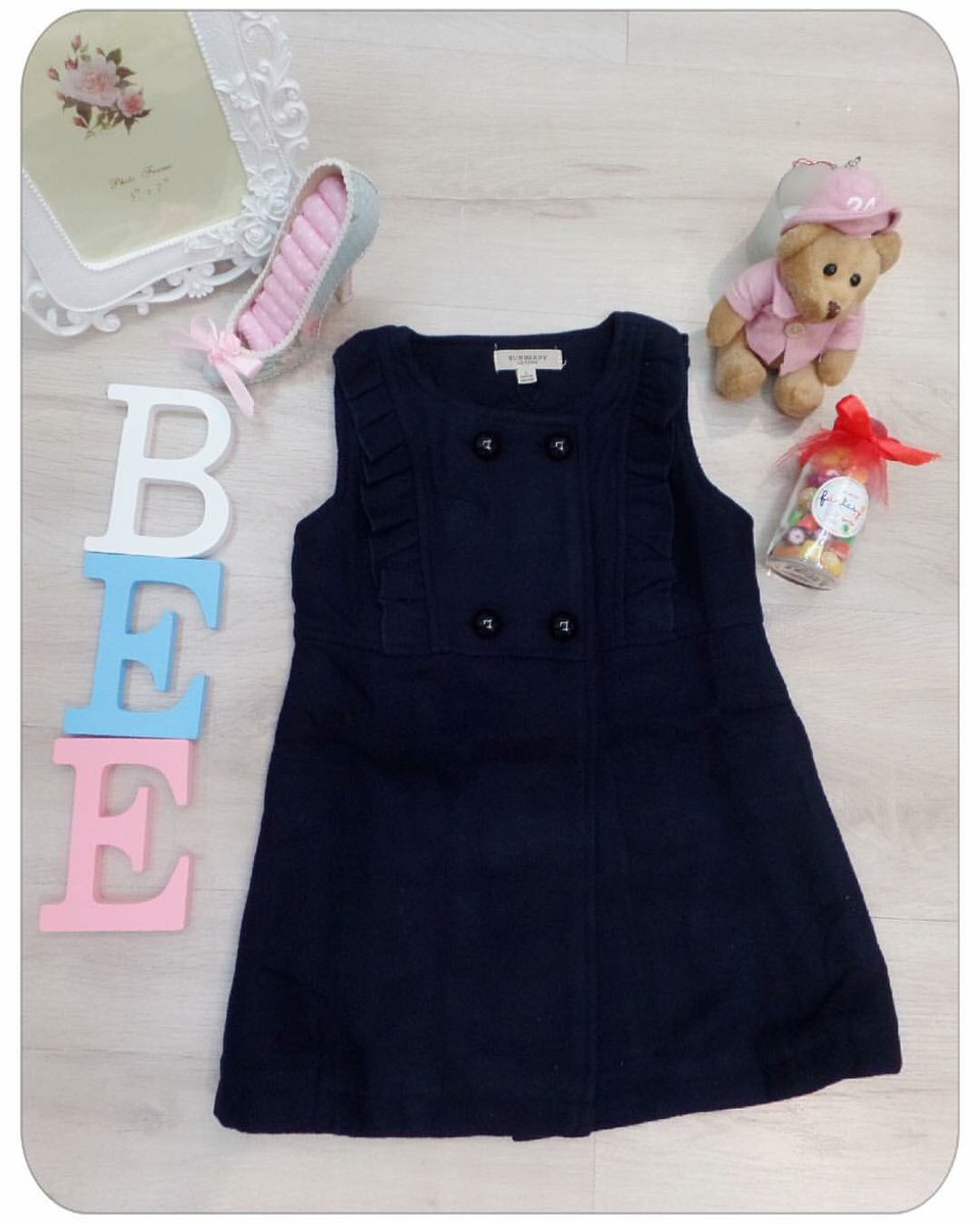 devylorentsa's tweet photo. Dress burberry kids import good quality 
Code : 7004

Ready stock :
Size L : 2-3thn
Size XXL : 4-5 thn 
Color : navy
Price : 215.000 https://t.co/i3r56XBRDW