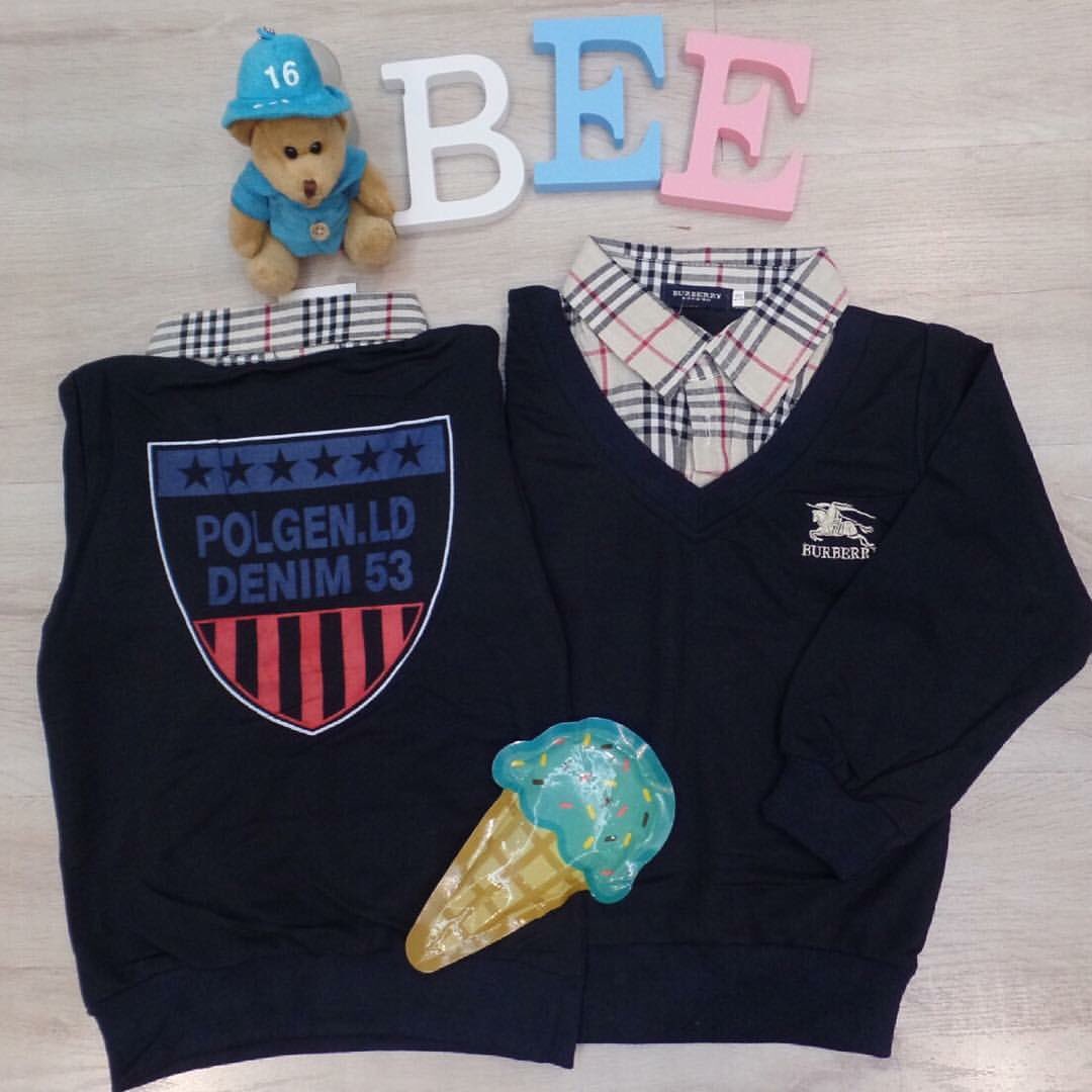 devylorentsa's tweet photo. Sweater burberry kids import good quality 
Code : 725

Ready stock :
Size 18 : 4-5thn
Size 16 : 3-4thn 
Rp.170.000 https://t.co/uwQLMJiOQk