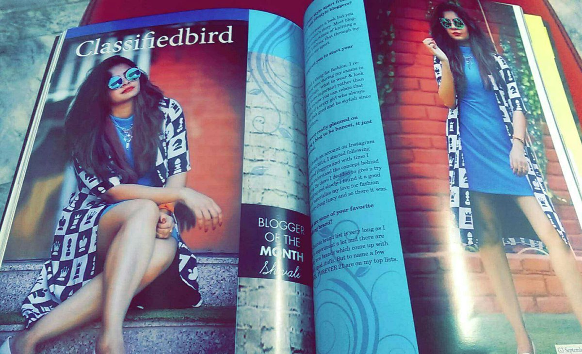 shivalioswal's tweet photo. Exclusive interview with @Magazine_G3 #classifiedbird #GorgeousGlamourGlimpseG3 #classifiedbirdonmagazine #delhiblogger #bloggerworldwide https://t.co/dduUWcRjHl
