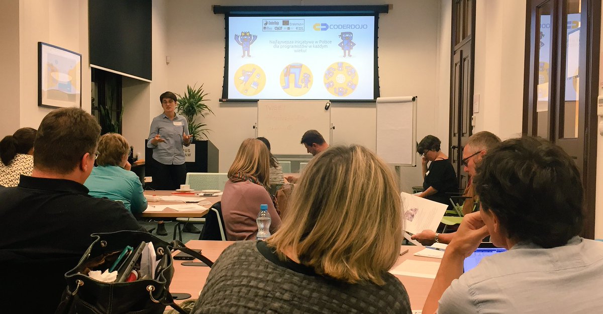 CoderDojo's tweet image. Discussing best practices and inclusion at @CoderDojoPL mentor workshop! 😎🙌 #coderdojoeplus