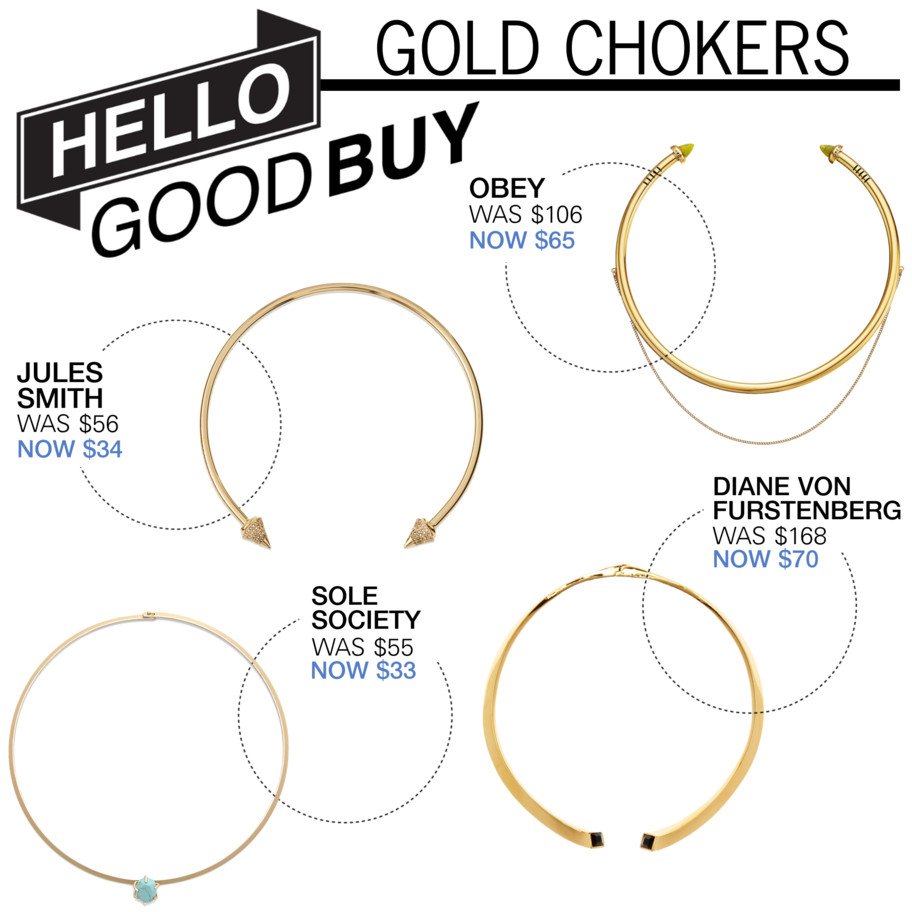 polyvore's tweet photo. Needing all of these gold chokers asap 👉 https://t.co/22GhMUUKEf #HelloGoodBuy https://t.co/oHgjQvpejz
