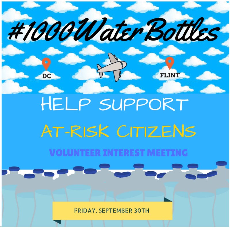 1000WaterBottle's tweet photo. #1000WaterBottles ✈️ #1000WaterBottlesFlint

Expanding our efforts and we need your help! #LetsHydrate ! 

(Time/Location TBA) https://t.co/AwZJoAu3np