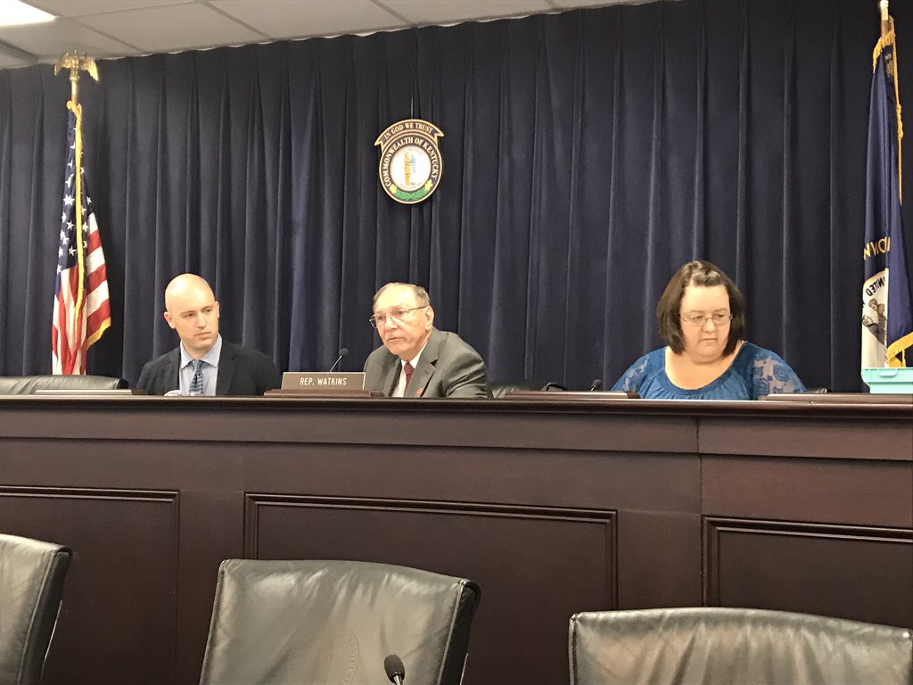 kyhousedems's tweet photo. @RepDavidWatkins chairs Medicaid Oversight &amp; Advisory Committee to hear update on KY HEALTH Waiver #kyleg https://t.co/VlIhyVVUPR