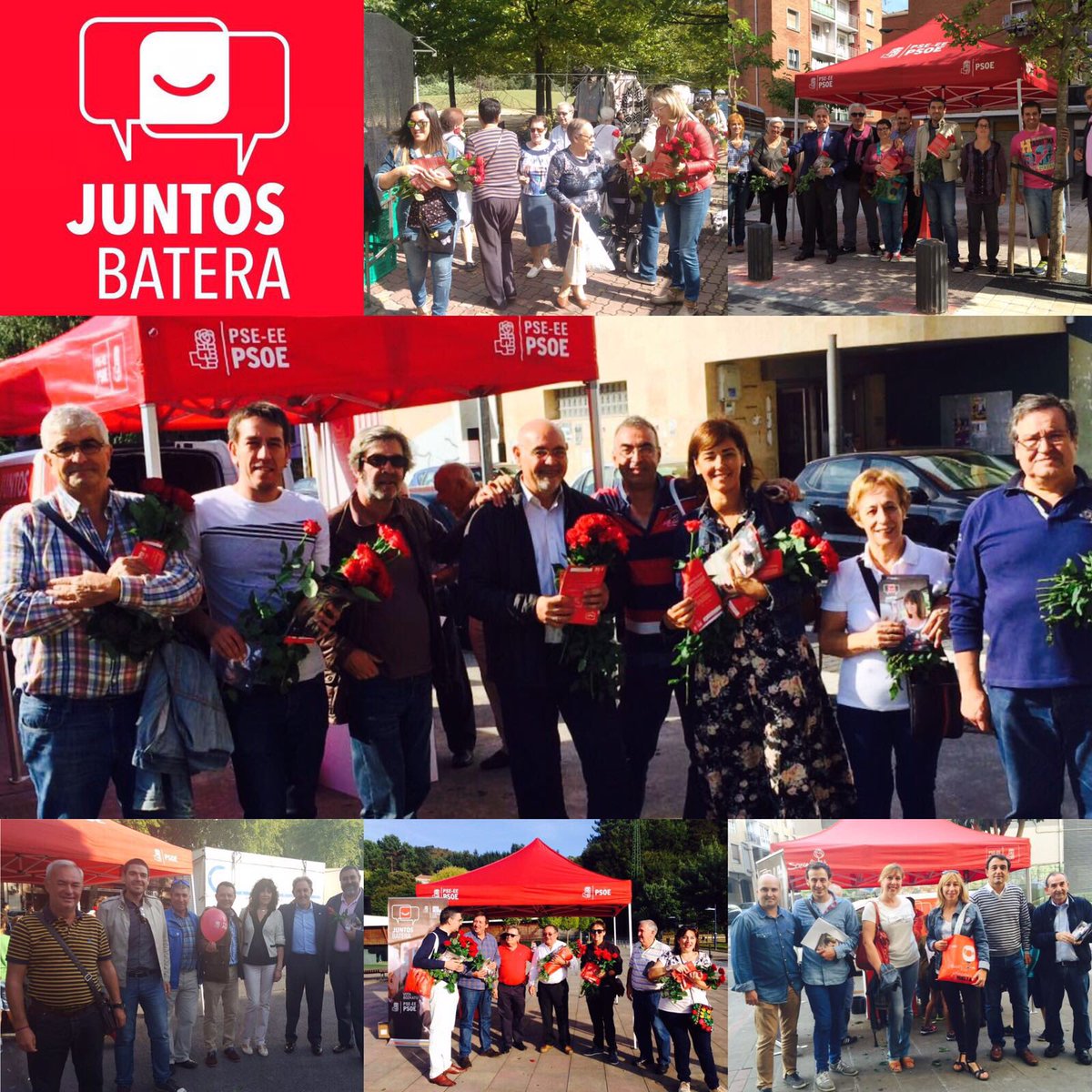 PSEBizkaia's tweet photo. Miércoles en Algorta, Basauri, Ortuella, Sestao, Arangoiti y Zorroza (Bilbao), Portugalete, Etxebarri... #IdoiaLehendakari #JuntosBatera https://t.co/t2XHeHIO12