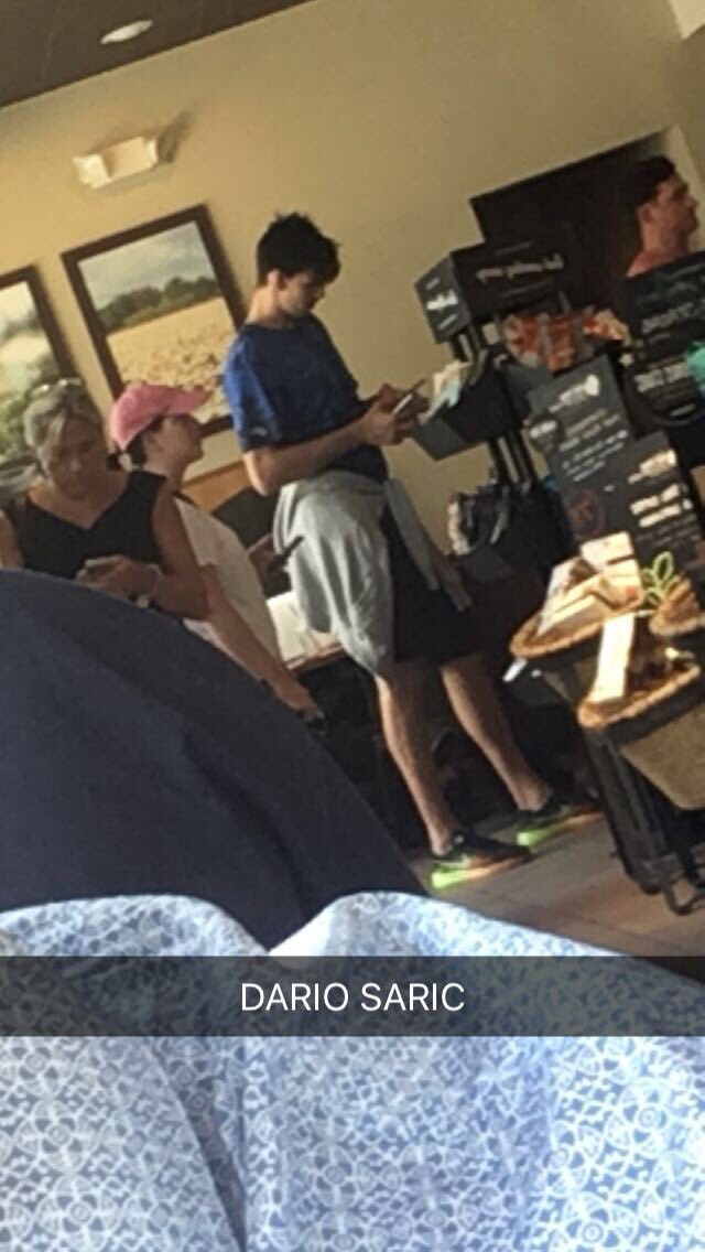 StevieSales's tweet photo. Dario Saric in the Starbucks I'm at on City Ave #MakePhiladelphiaGreatAgain https://t.co/DGXRHE9FsV