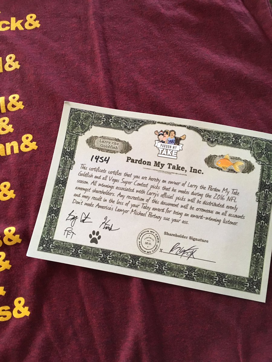 RobbieBarstool's tweet photo. Officially the proud shareholder of a goldfish that gambles on football. https://t.co/6JxyCH9MGr