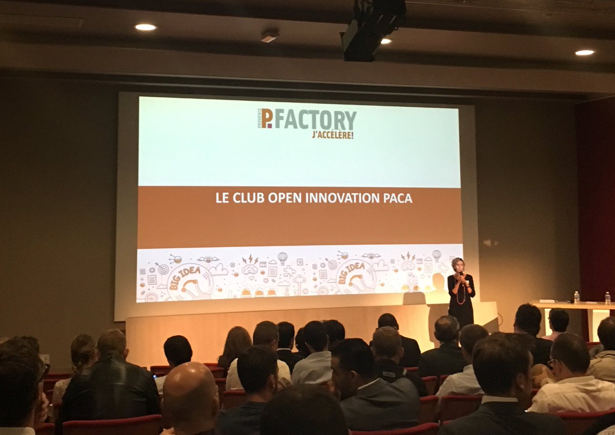 broadcontent's tweet image. Ouverture du club open innovation paca ! @PfactoryFr @incubateur_BdM