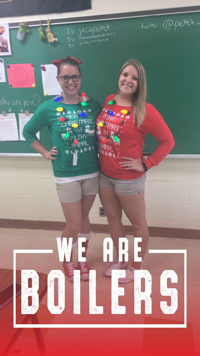Mrsbelseth's tweet photo. Happy Christmas Character Day! @mrseasoz @bbchs307 @BBCHS_Positive #bbhc2016 #bbpozsquad https://t.co/Vpy0ih53T2