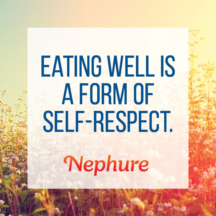 nephure's tweet photo. Eat Well, Be Well!  #WednesdayWisdom #Nephure https://t.co/6jOOhf822Z