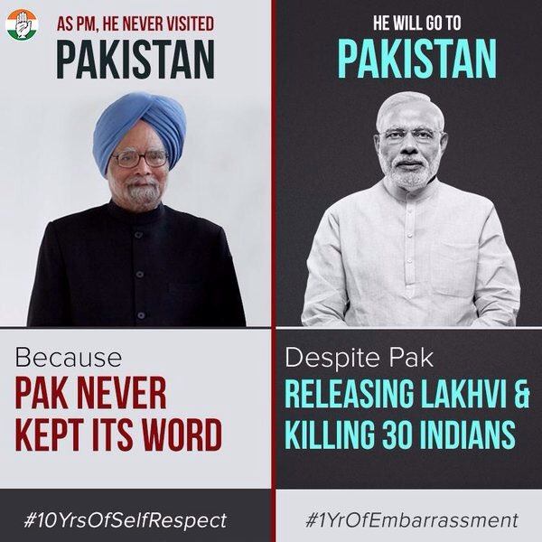 i_me_my5elf's tweet photo. Manmohan Singh is Father of Indian Economic reforms while Modi is Father of Indian Photoshop development. Can't compare at all. #ModiIsMMS https://t.co/RFO7tZdTM6