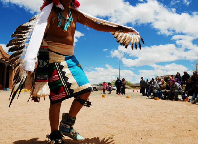 yesmagazine's tweet photo. Zuni tribe returns to sacred ceremony to strengthen community https://t.co/XDfVKFpsbS #Indigenous #NativeAmerican https://t.co/4EpHNKEzii