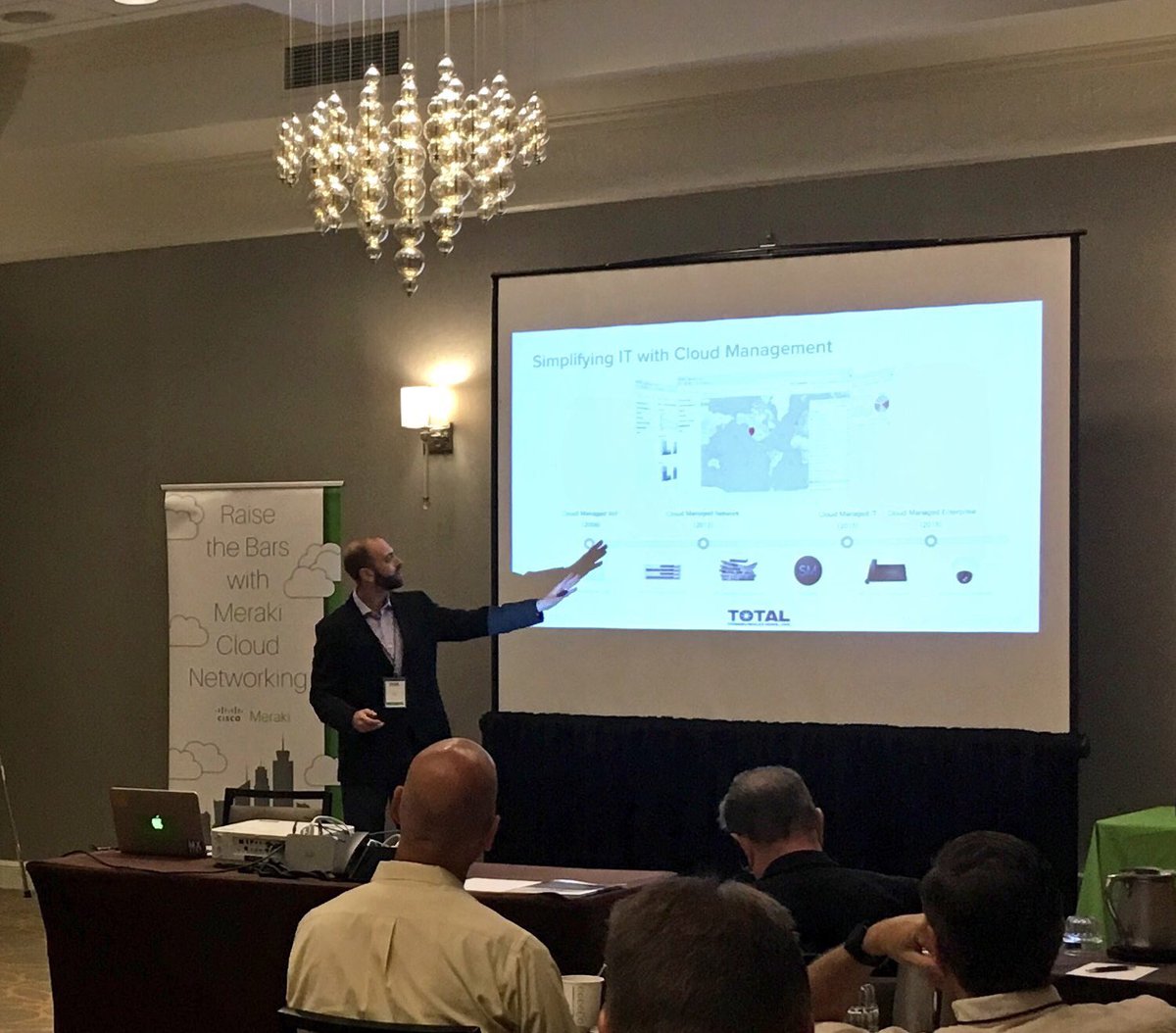 GetYourGervOn's tweet image. Phones, Cameras &amp;amp; the @meraki Cloud Managed Enterprise here at the @totalcomminc event today #merakify #fullerstack @merakipartners