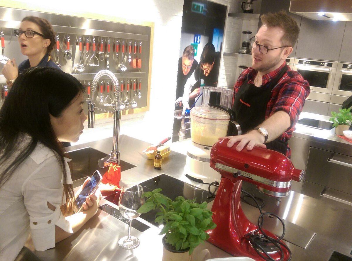 KitchenAid_UK's tweet photo. A fantastic evening at our #KitchenAidStore Wigmore Street! Still time to come down and join us... https://t.co/Ga24aYHiUZ