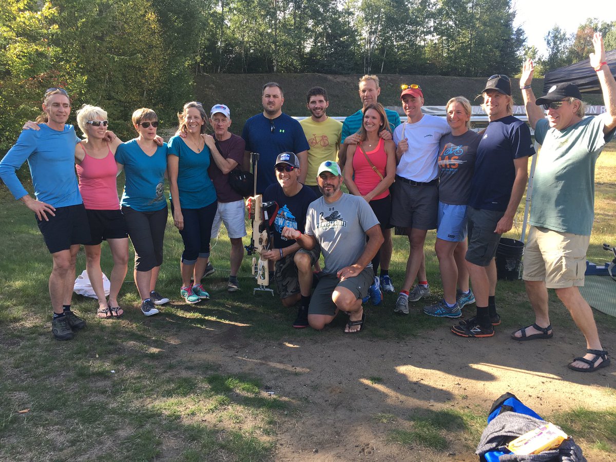 genecaffrey's tweet photo. Day 4 after 72 mile ride we hit the Olympic Biathlon range #msglobal #everystepbeatsms https://t.co/WqWaBA8TFZ https://t.co/Go1RKSoNPn https://t.co/mqc40dMV39