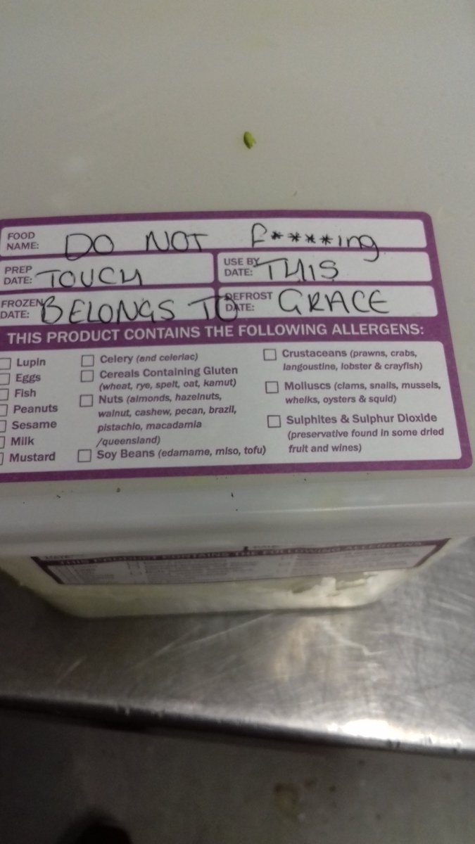 SGRothschild_'s tweet photo. When people start stealing your prep at work ๐ค๐
#chefsproblems https://t.co/KtbDT4Y863