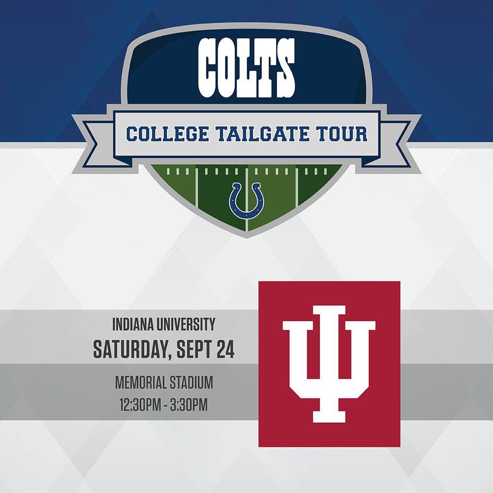 ColtsLife's tweet photo. #ColtsInMotion is coming to tailgate the @HoosierFootball way: https://t.co/eQC16NsksL π https://t.co/HnBTmjZirM