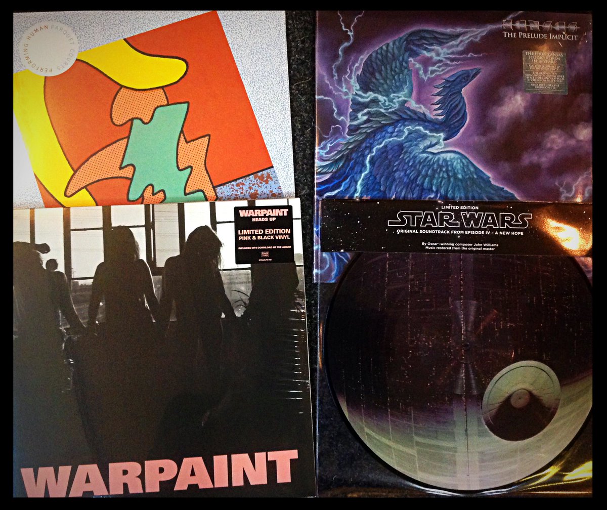 Red_RecordsUK's tweet photo. New #vinyl this week from #ParquetCourts @KansasBand @_Warpaint @StarWarsUK and more
@friday4newmusic @inSwindon https://t.co/eEys99QizQ
