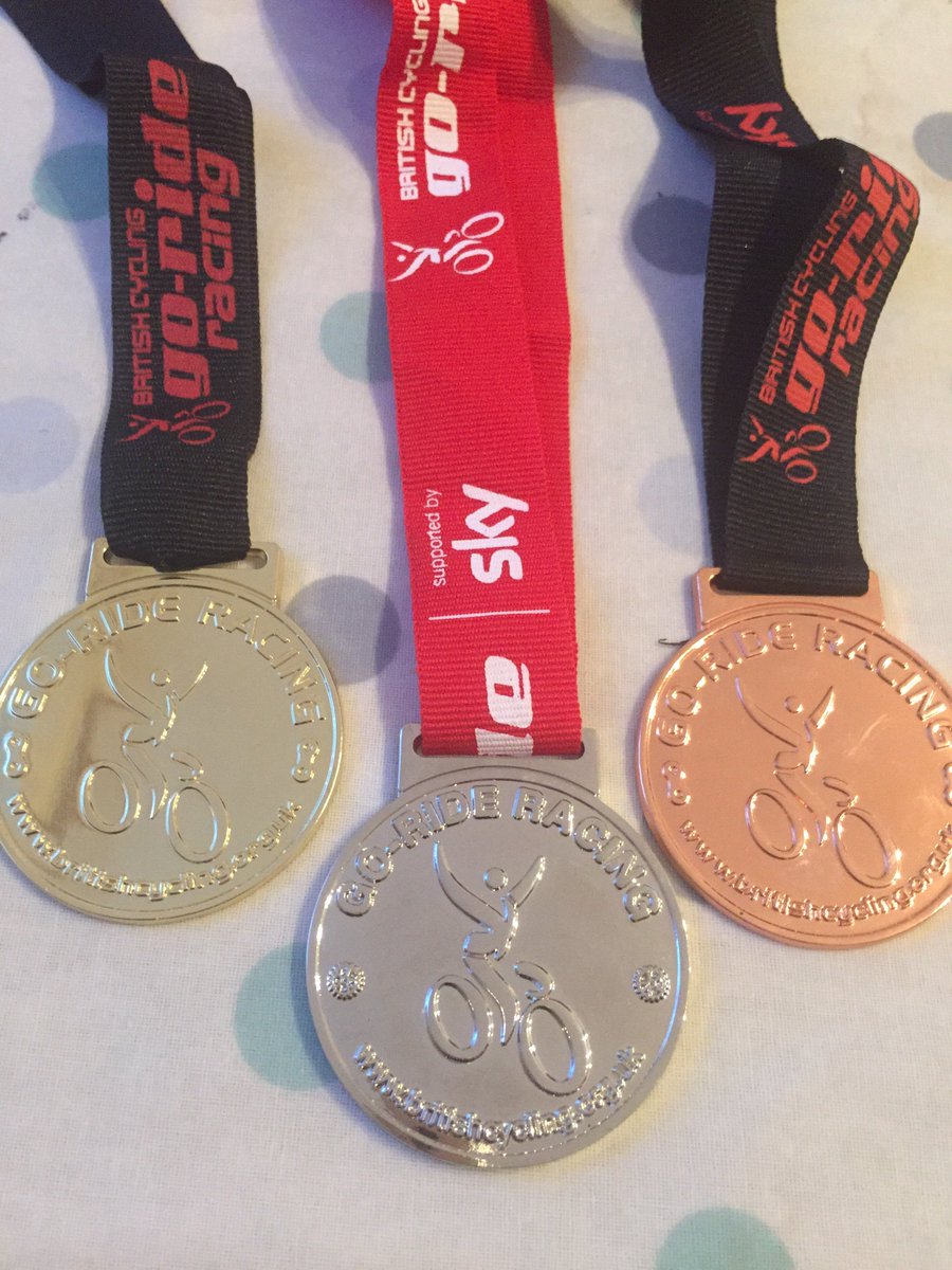 The kids medals have arrived