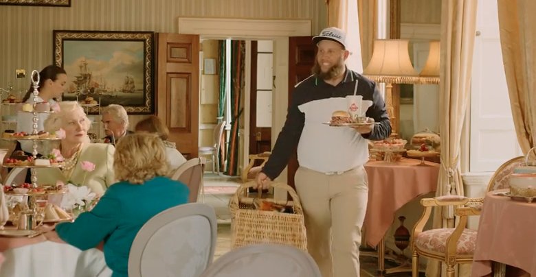 GolfDigest's tweet photo. Beef appears in three new Arby's commercials and they're hilarious: https://t.co/3A3U5N0qQG https://t.co/KUHfmiMxz5