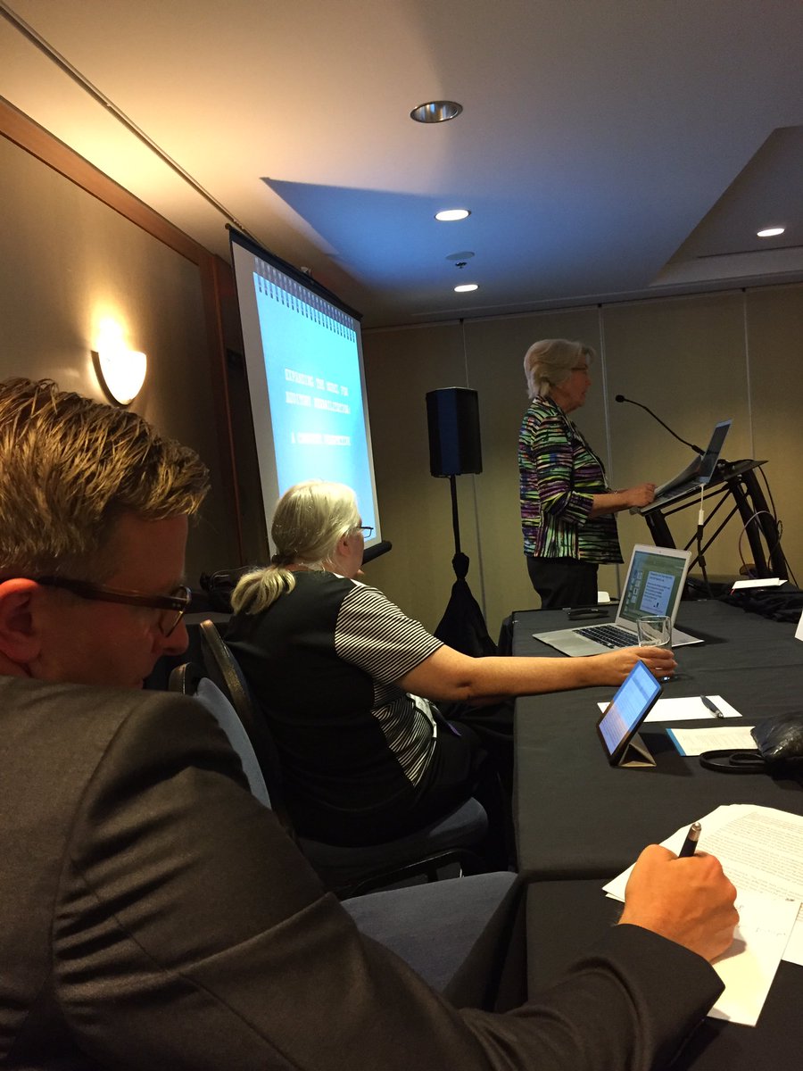 henda52's tweet photo. Enjoying my session on hearing loss and social participation with Paul Mick, Kathy P-F, Marilyn Dahl and me #WCA_AUD at @WCA2016Canada https://t.co/0KSHqmxpqo