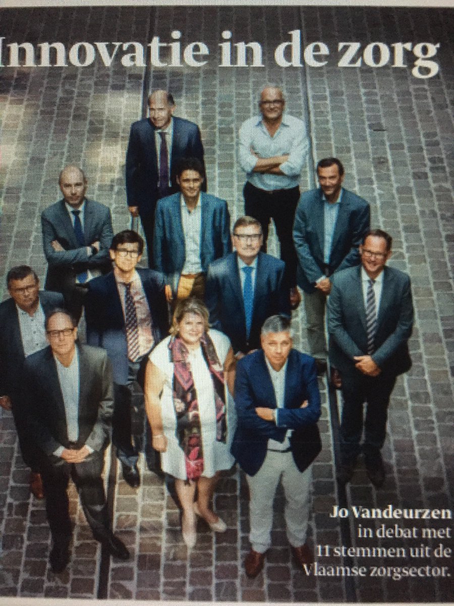daveallegaert's tweet photo. Wat een toeval! De 11 topmanagers uit bijlage #innovatie #zorg @destandaard blijken allemaal advertentieruimte te hebben gekocht😃 https://t.co/wlGm4yQxfZ