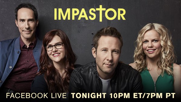 #ImpastorLIVE 2NITE
facebook.com/impastortv
10pm ET/7pm PT urine 4 a treat <a href="/impastortv/">#Impastor</a> <a href="/tvland/">TV Land</a> <a href="/SARARUEFORREAL/">Sara Rue</a> <a href="/TheMikeKosinski/">Mike Kosinski</a> <a href="/missmircea/">Mircea Monroe🤸🏼‍♀️</a>