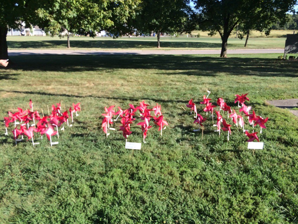 5th grade pinwheels for peace for peace day 2016