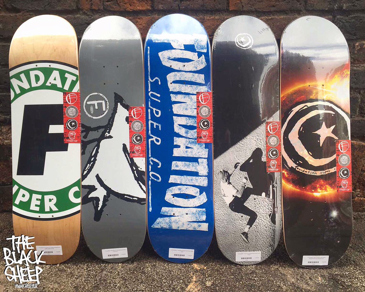 Fresh wood from the OG's at <a href="/FoundationSkate/">Foundation Super Co</a> ✨🌙

All in store and online now blacksheepstore.co.uk