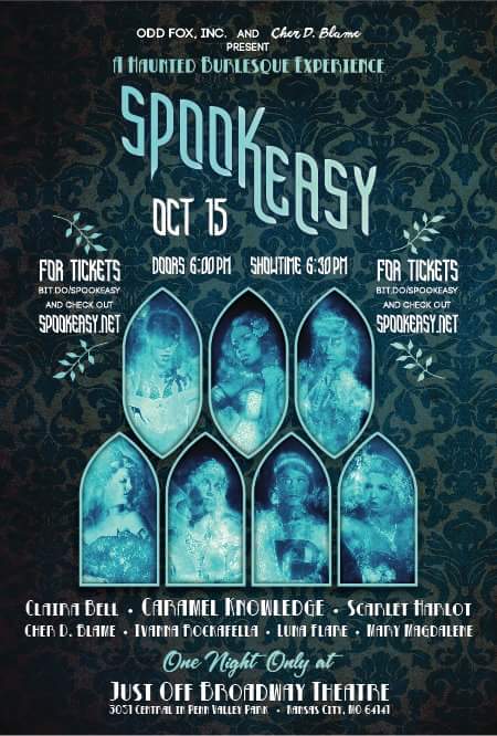 CherDBlame's tweet photo. October 15th! 2 shows, 1 night only! Buy your tickets now! #Jubilee #Cherpocalypse #DoubleFeature #Spookeasy https://t.co/o0HQonb7BT https://t.co/U1rDxz6vwO