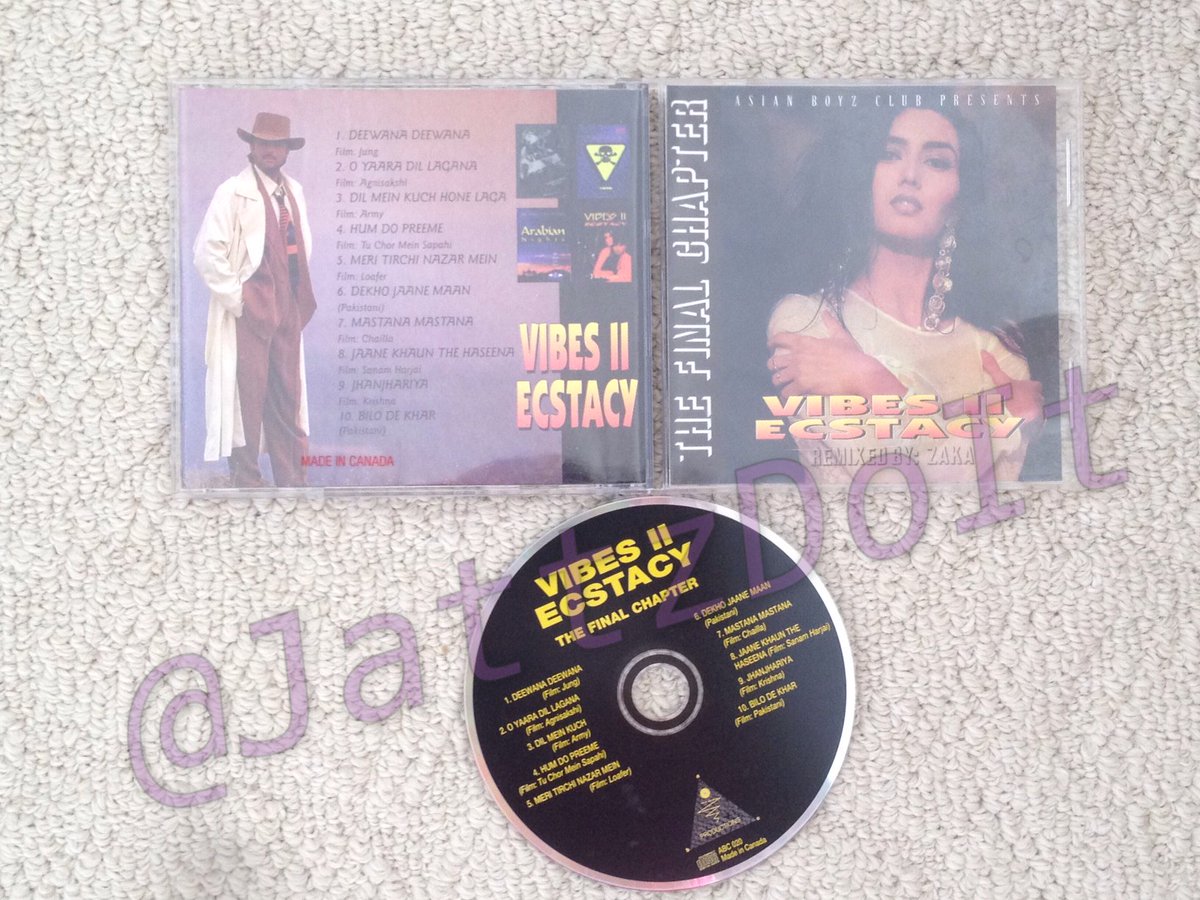 JattzDoIt's tweet photo. @DJSANJ1 @zakabci DJ Zak - Vibes II Ecstacy - The Final Chapter #ABCProductions
O Yaara Dil Lagana &amp; Tirchi Nazar were always my fav https://t.co/jTPdvRZiud