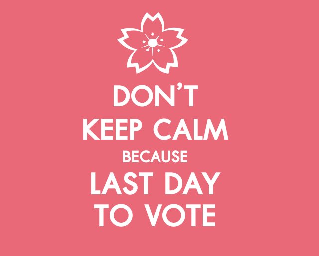 yakamigolf's tweet photo. LAST DAY TO VOTE
-- - Sakura Sake! - --
https://t.co/DtvElMRAy5
#宮脇咲良 #anyes https://t.co/XRax0Lrhg8