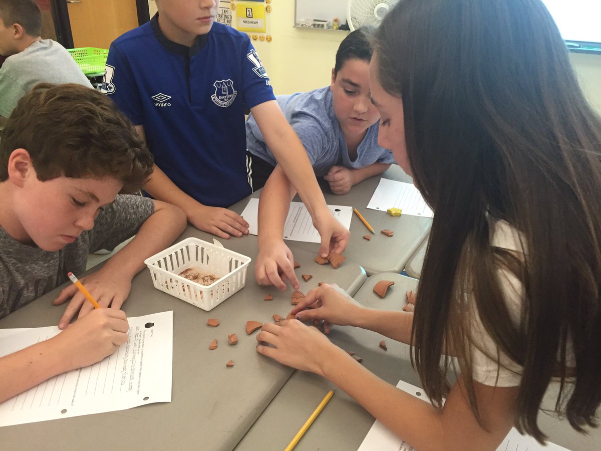 MrsKilbrideLMS's tweet photo. Creating, smashing, and piecing together artifacts in Room 117! https://t.co/5426RJFeJj