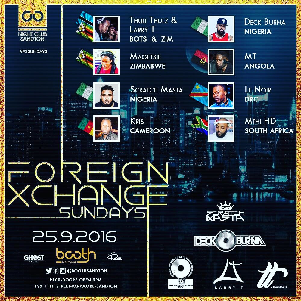 #FXSundays this Sunday <a href="/boothsandton/">Booth Night Club</a> if ain't there u are on a long thing 🔑🔑🔑 where Africans celebrate each other🙌🙌