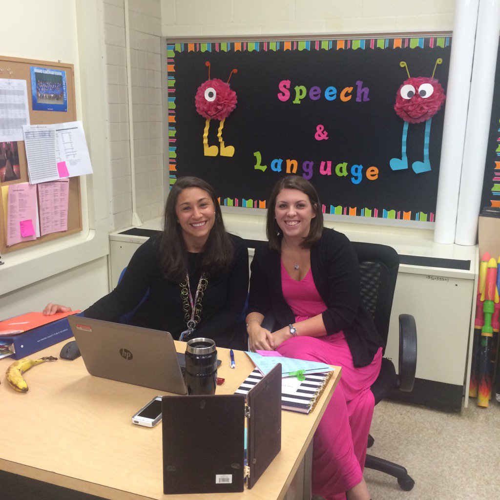 BCPSSLPs's tweet photo. These two๐ ! Doing great things at Winands Elementary!! #collaborationandteamwork https://t.co/UPjhMkcLKl