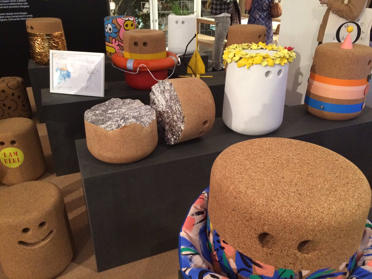 Customised Casper stools at #designjunction #cubitthouse #whoscasper