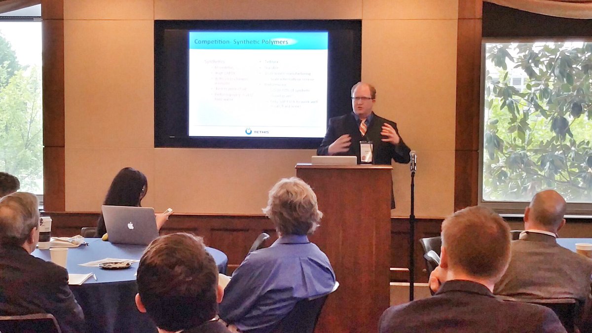 ncstateORC's tweet photo. Tethis CEO @ScottABolin giving a presentation at @NCET2 University Startup Demo Day @NCState @NCStateResearch https://t.co/bS0GS97G7y