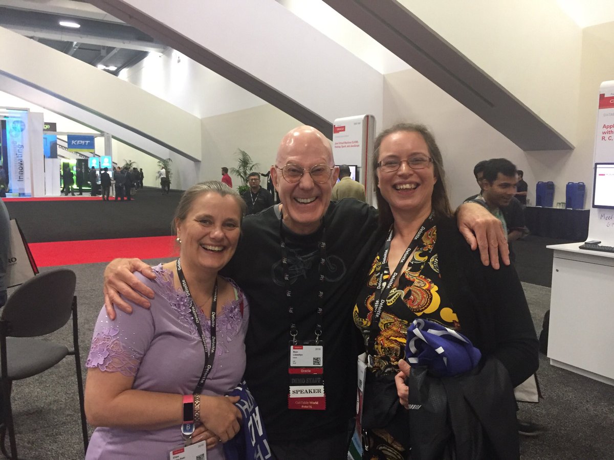 World famous WiTs from Finland sighted near the PL/SQL-EBR kiosk in the DemoGrounds.