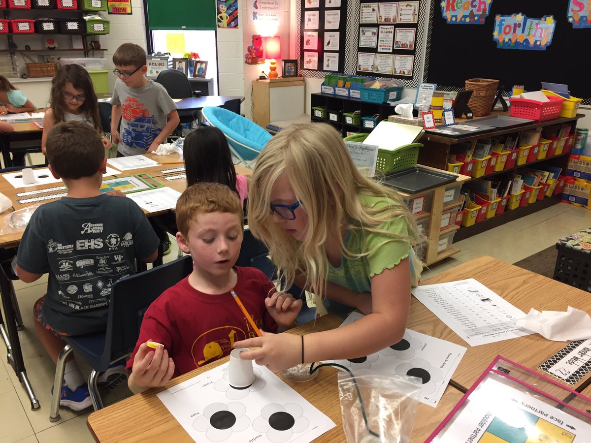 Nod_SunSCCSD's tweet photo. 2nd Graders testing their materials to pick up pollen #NodSun #EiE https://t.co/caue55esxn