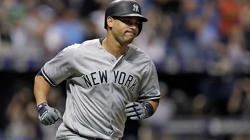 Yankees's tweet photo. 19 homers. 45 career games. @ElGarySanchez is UNREAL.

#Yankees lead 8-4. https://t.co/EbvsyYM3Nb